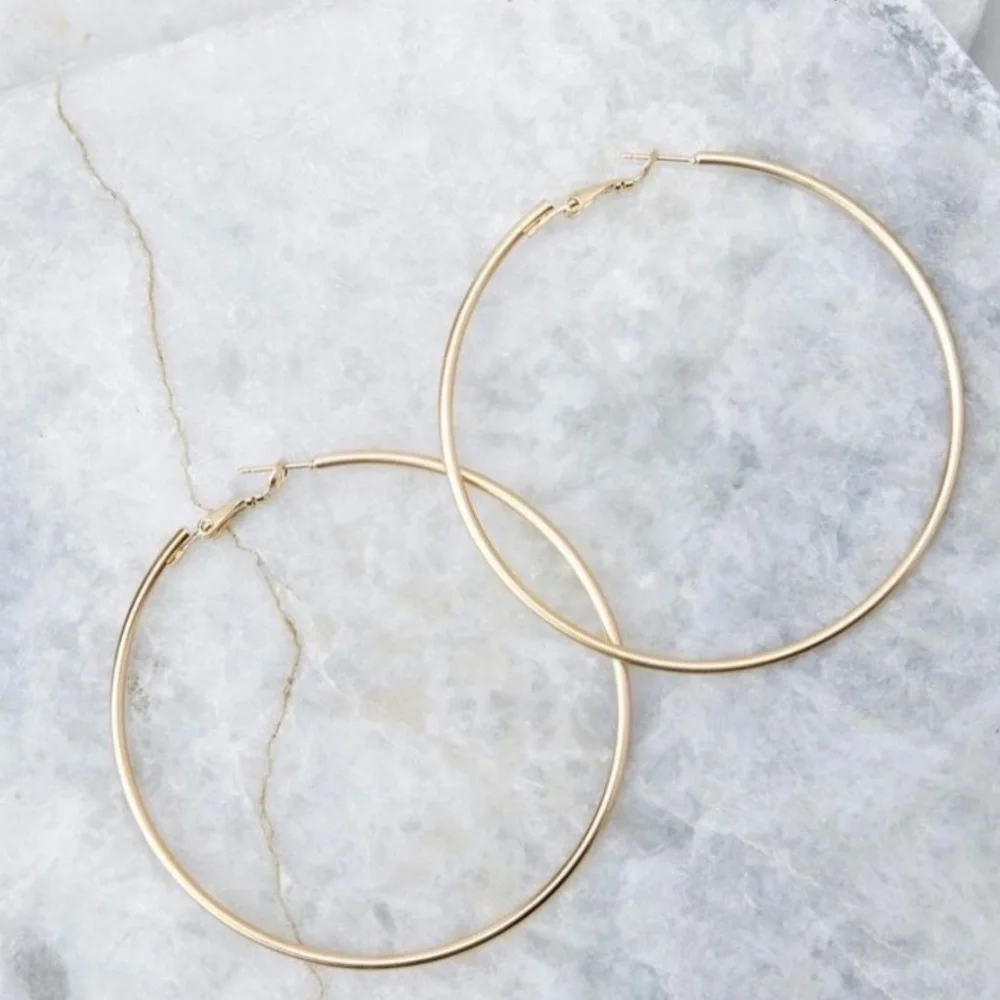 NEW Gold hoops
